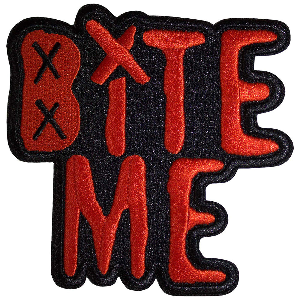 Avril Lavigne 'Bite Me' (Iron On) Patch