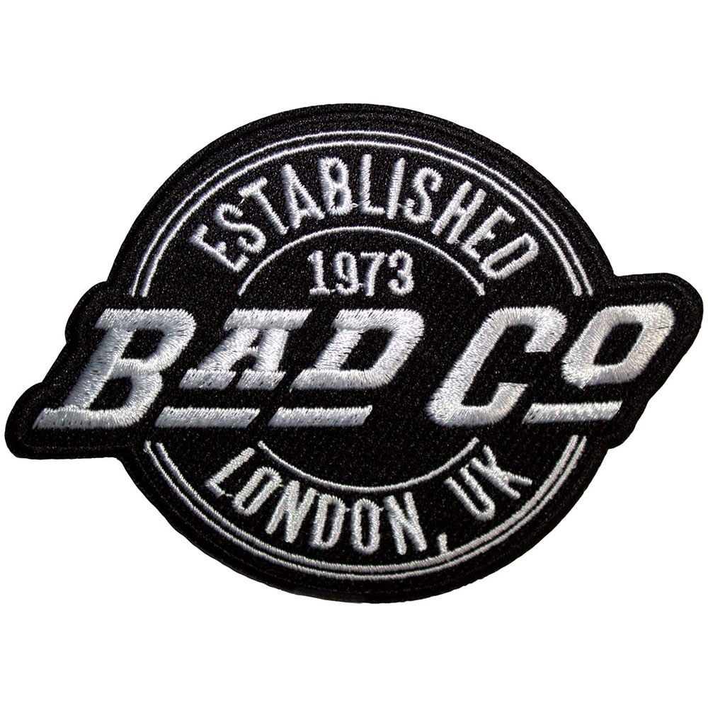 Bad Company 'Est. 1973 Circle Logo' (Iron On) Patch
