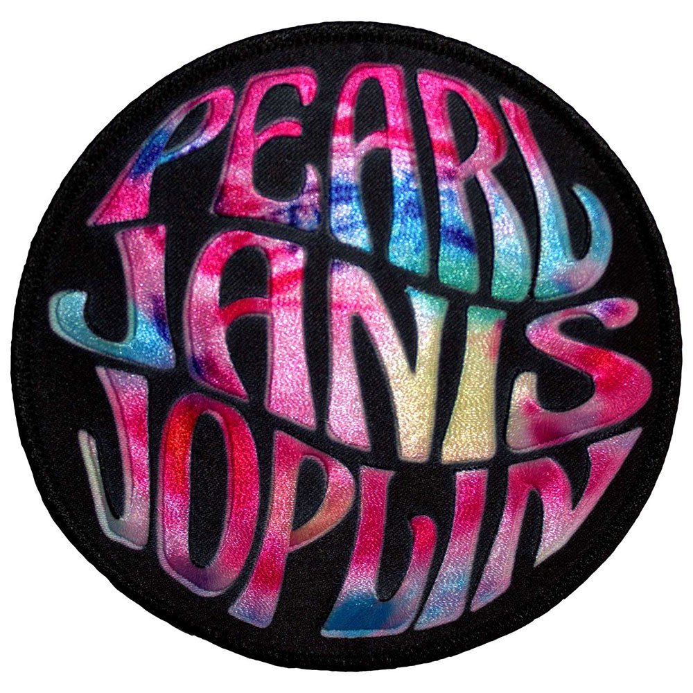 Janis Joplin 'Pearl Circle' (Iron On) Patch