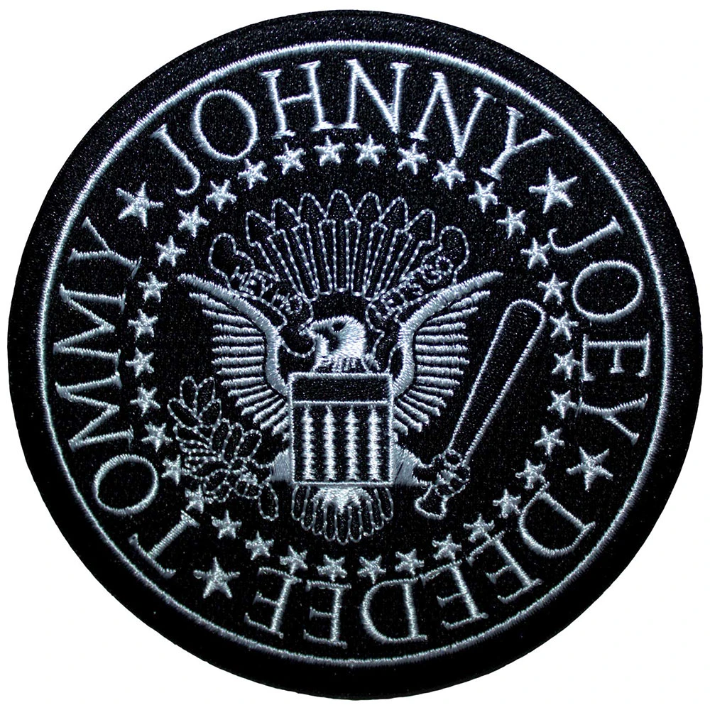 Ramones 'Presidential Seal Black' (Iron On) Patch
