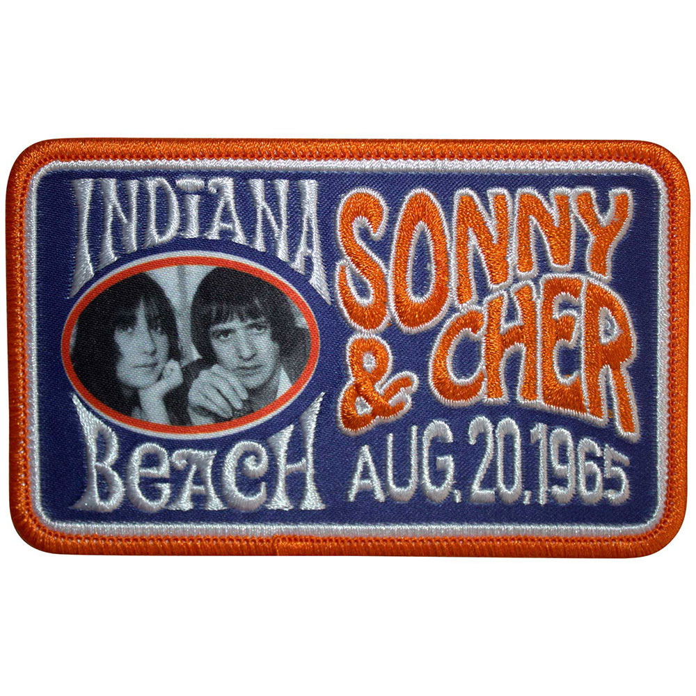 Sonny & Cher 'Indiana Beach' (Iron On) Patch