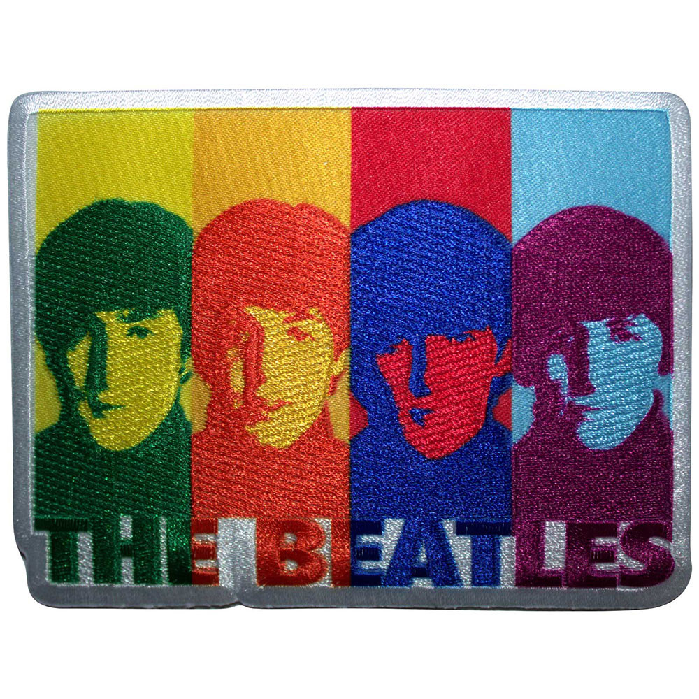 The Beatles 'Colour Head Shots' (Iron On) Patch