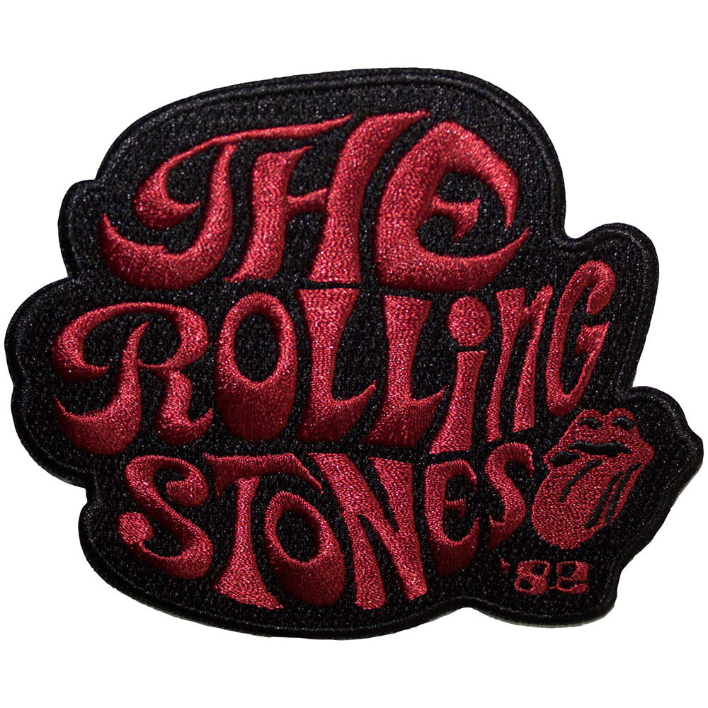 The Rolling Stones 'Swirl Logo '82' (Iron On) Patch