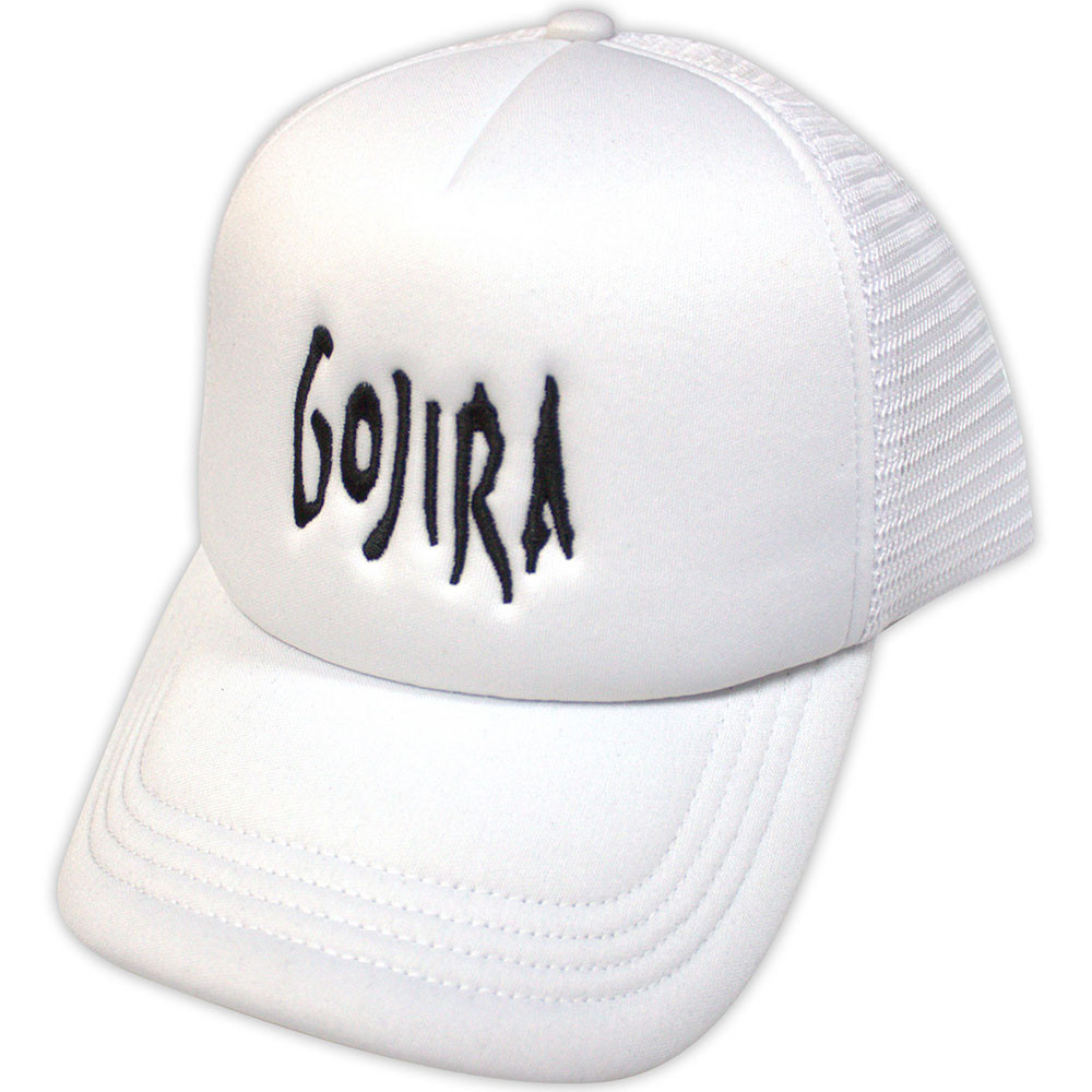 Gojira 'Logo' (White) Trucker Cap