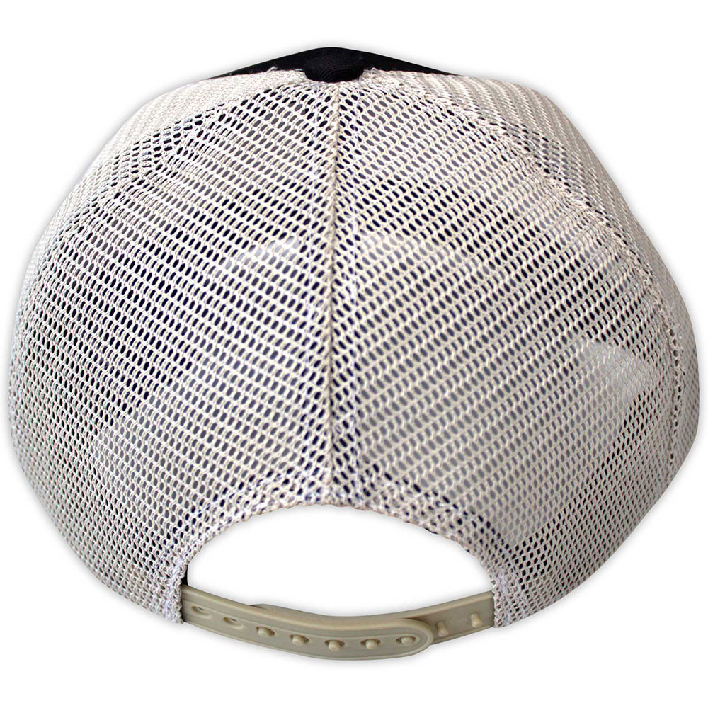 The Rolling Stones '70s Logo Emblem' (2 Tone) Trucker Cap BACK