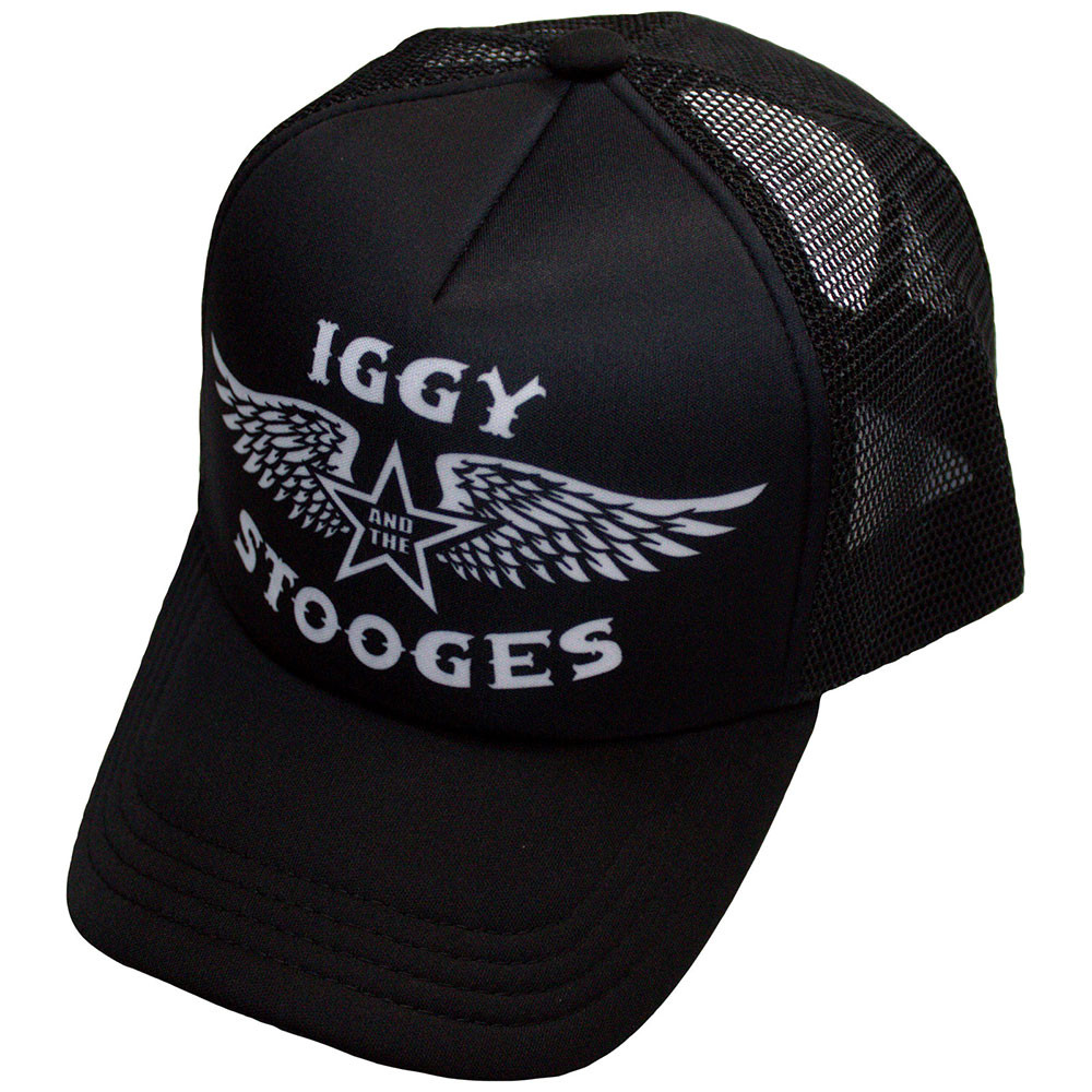 Iggy & The Stooges 'Wings' (Black) Trucker Cap