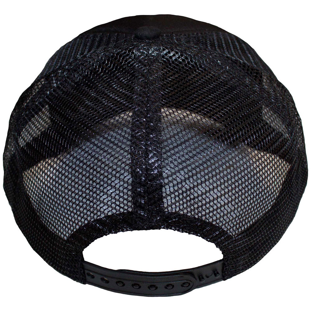 Willie Nelson 'Outlaw' (Black) Trucker Cap BACK