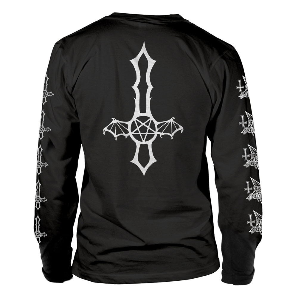 Dark Funeral 'Logo' (Black) Long Sleeve Shirt Back