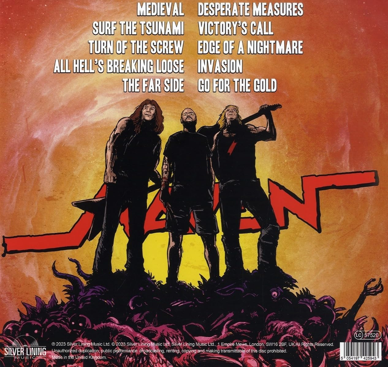 Raven 'All Hell's Breaking Loose' LP Black Vinyl