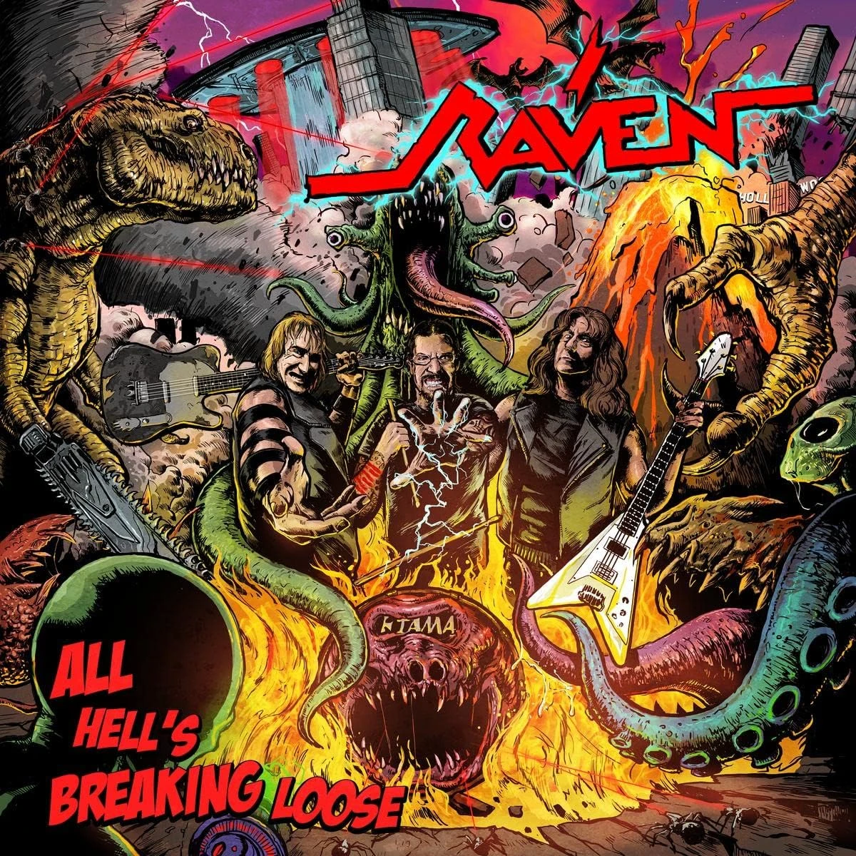 Raven 'All Hell's Breaking Loose' LP Black Vinyl