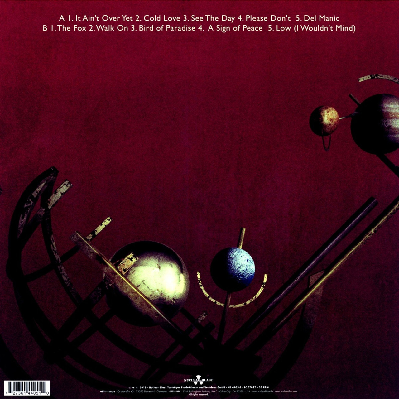 Graveyard 'Peace' LP Black Vinyl