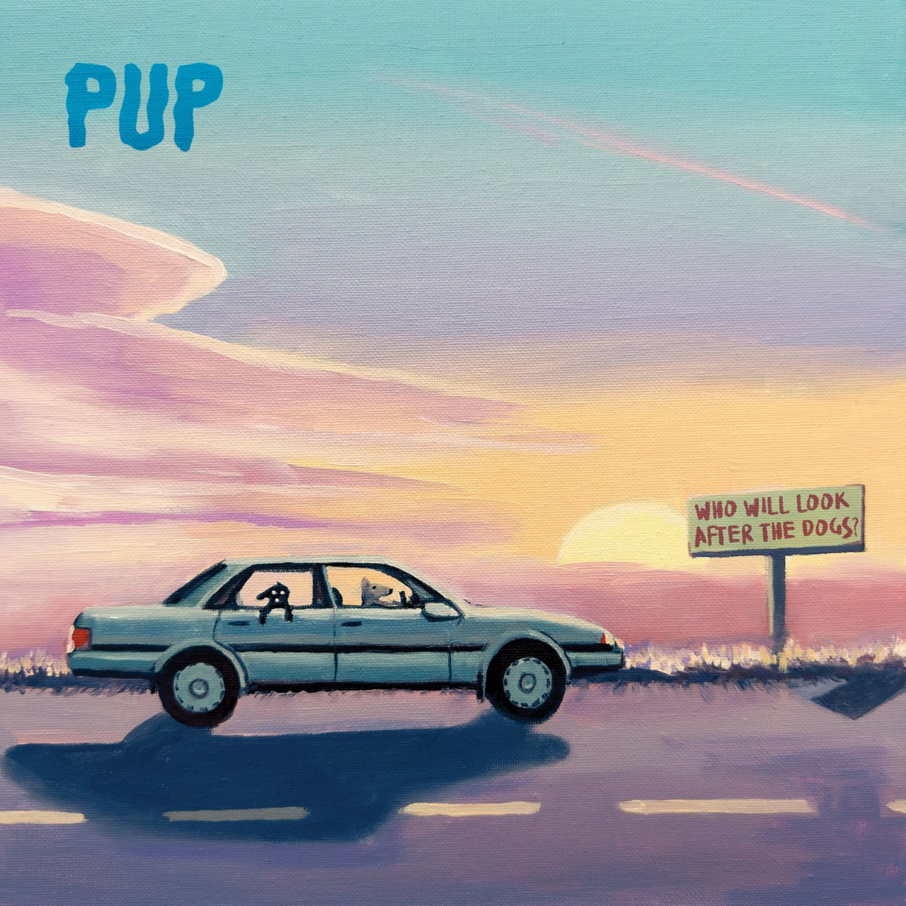 PUP 'Who Will Look After The Dogs?' LP Black Smoke with Black, Pink & Purple Splatter Vinyl