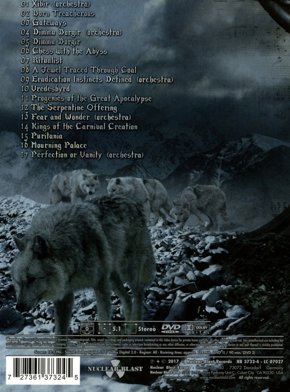 Dimmu Borgir 'Forces of the Northern Night' 2CD / 2DVD Set