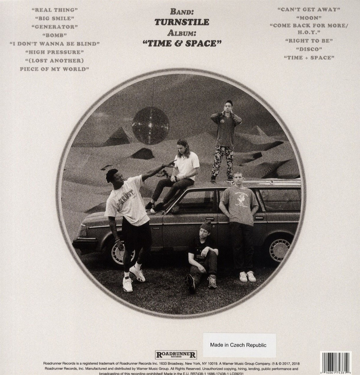 Turnstile 'Time & Space' LP Black Vinyl