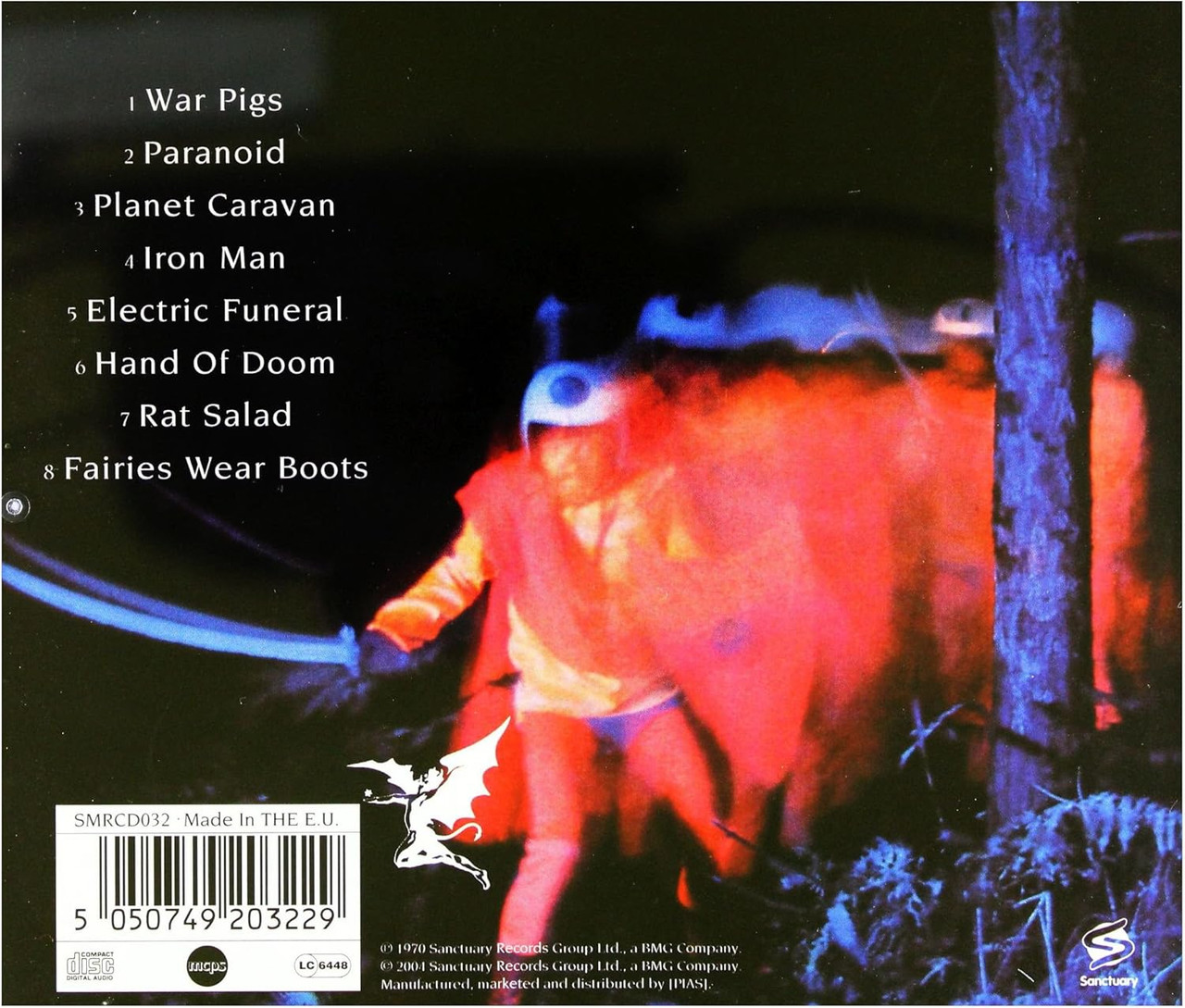 Black Sabbath 'Paranoid' CD Jewel Case