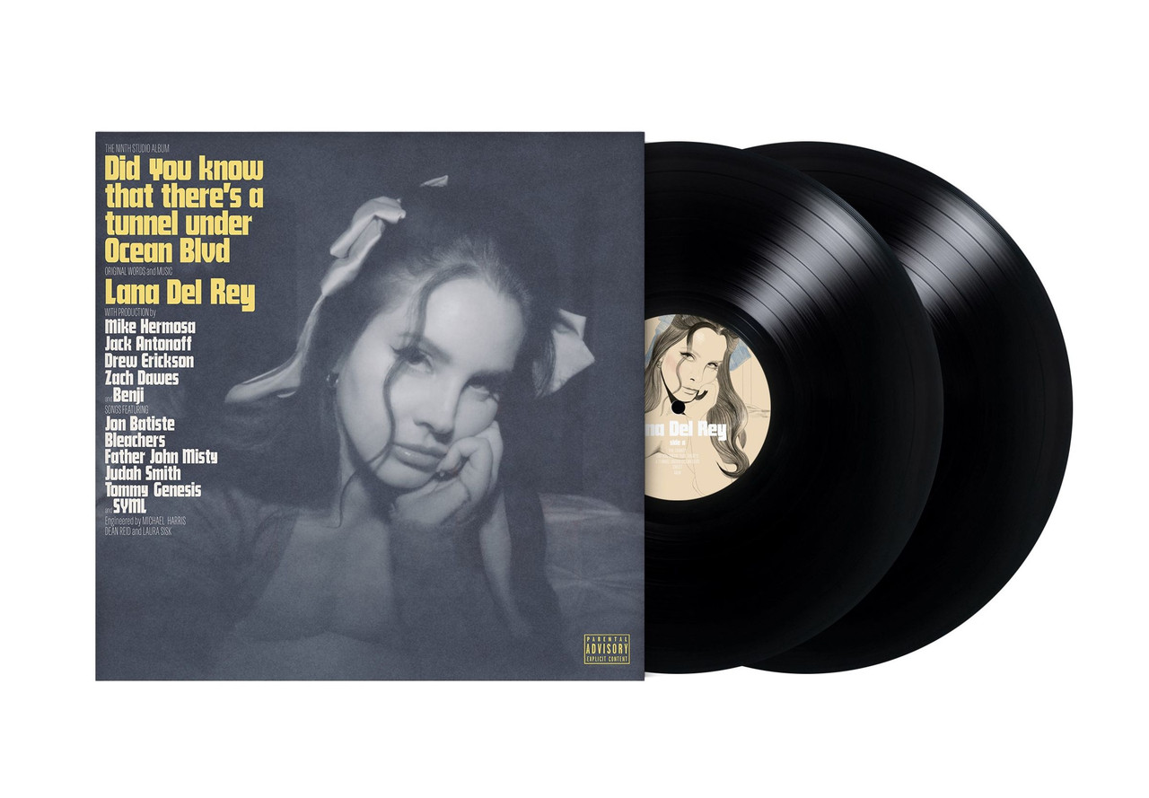 Lana Del Rey 'Did you know that there's a tunnel under Ocean Blvd' 2LP Black Vinyl