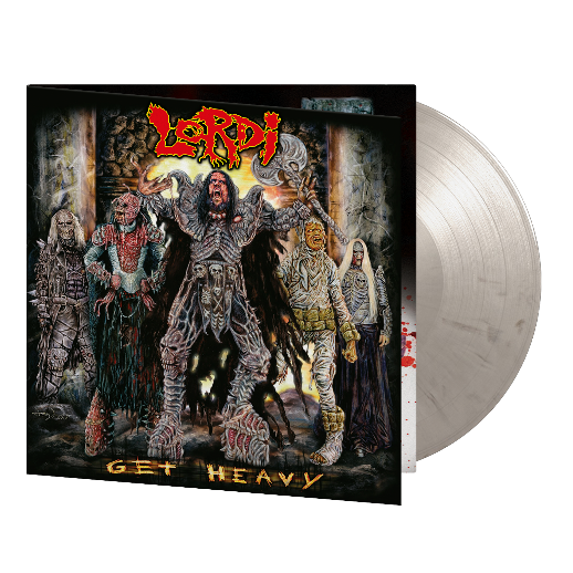 PRE-ORDER - Lordi 'Get Heavy' LP Black & White Marbled Vinyl - RELEASE DATE 25th April 2025