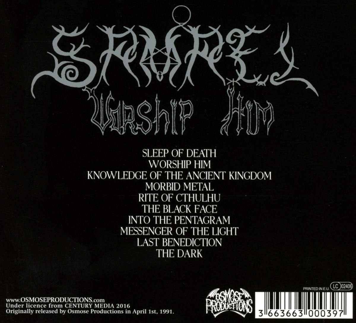 Samael 'Worship Him' CD Digipack