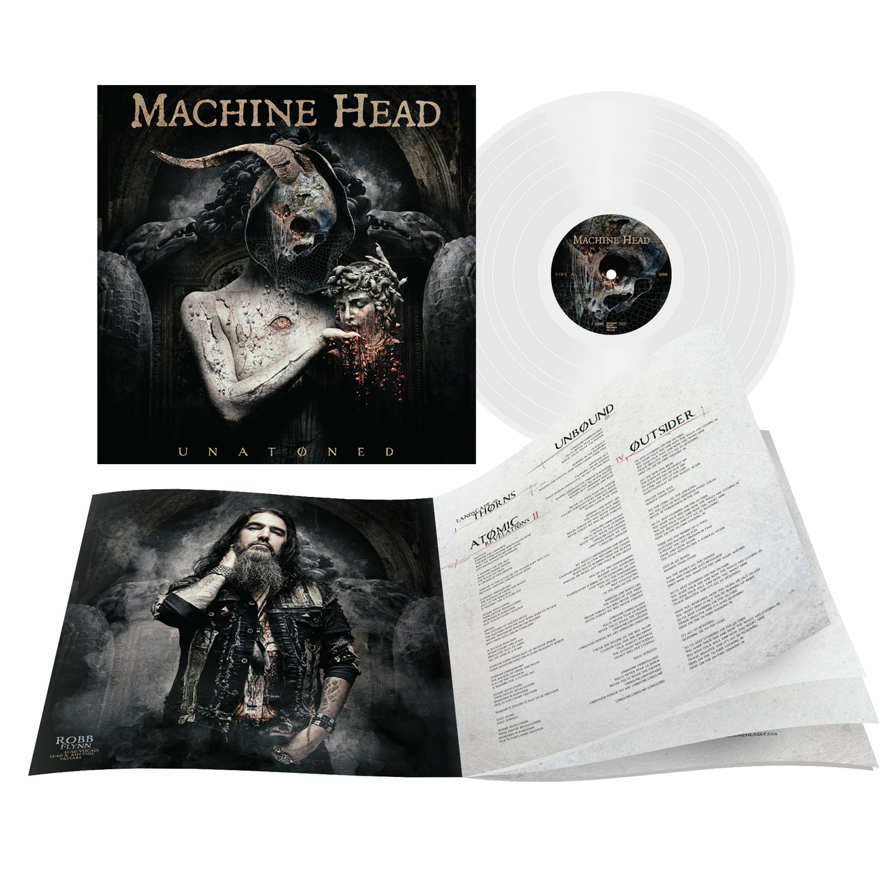 Machine Head 'UNATØNED' LP Clear Vinyl