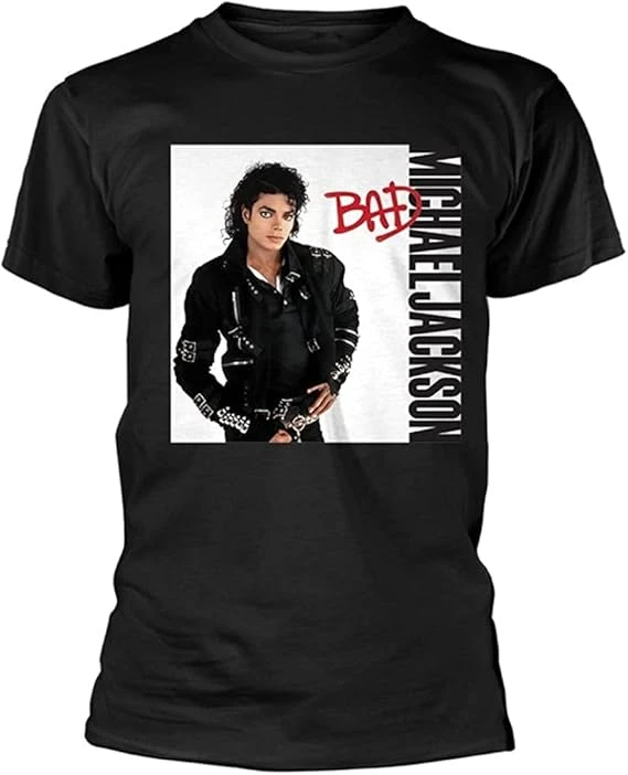 Michael Jackson 'Bad' (Black)  T-Shirt