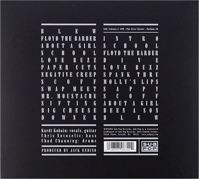 Nirvana 'Bleach' (20th Anniversary) CD