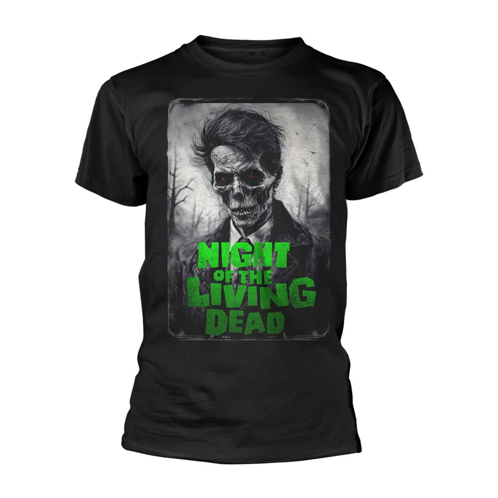 Plan 9 - Night Of The Living Dead 'Zombie M' (Black) T-Shirt