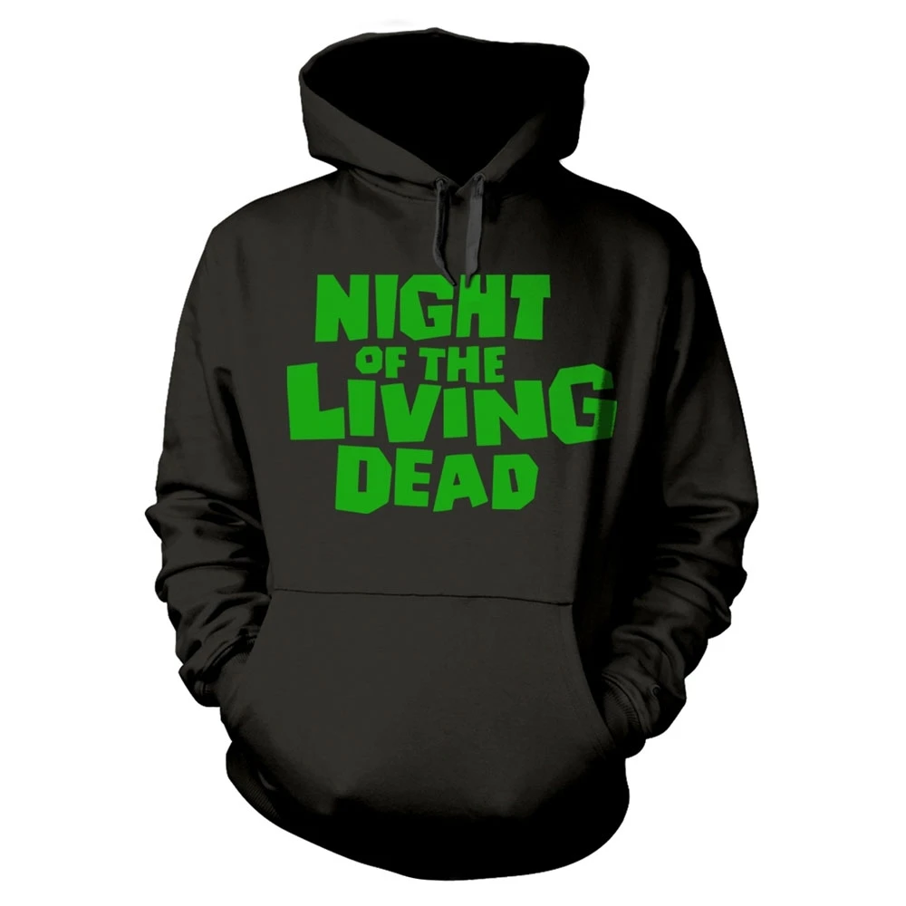 Plan 9 - Night Of The Living Dead 'Zombie M' (Black) Pull Over Hoodie Front