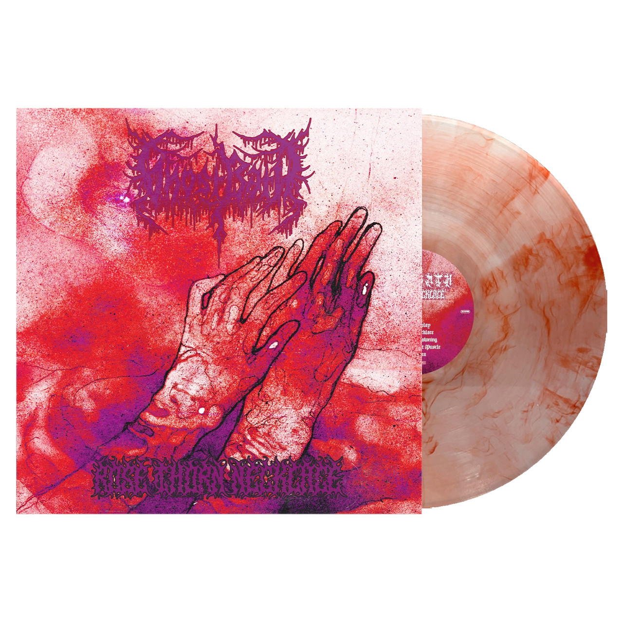 Ghost Bath 'Rose Thorn Necklace' LP Red Swirl Vinyl