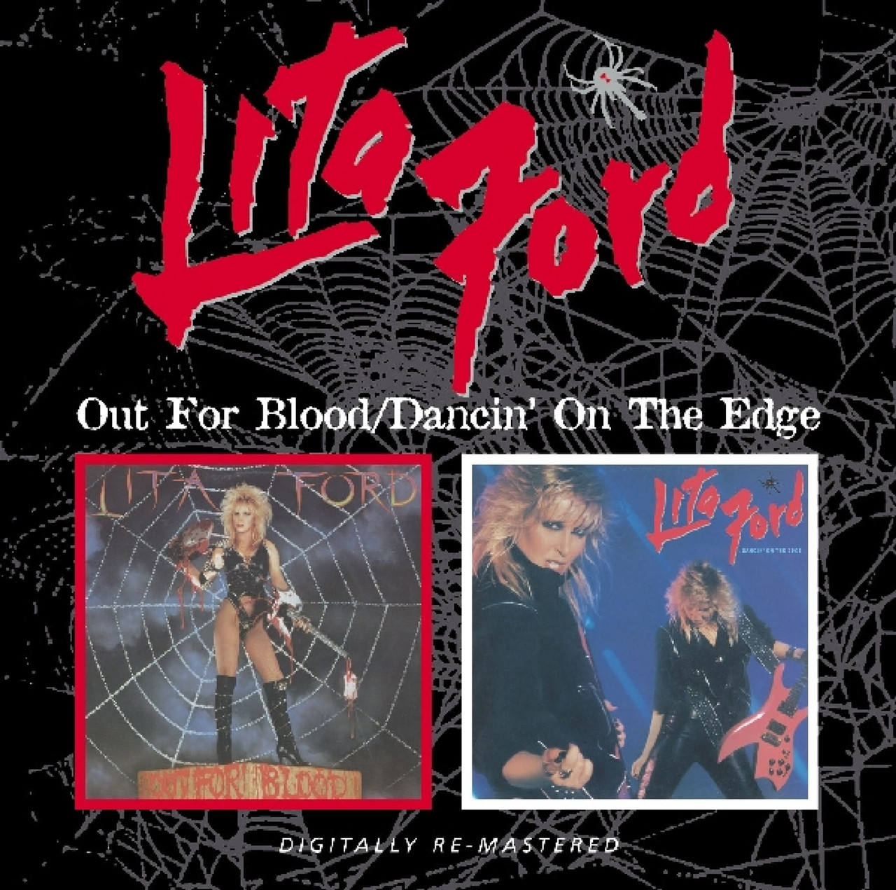 Lita Ford 'Out For Blood' / 'Dancin' On The Edge' 2CD