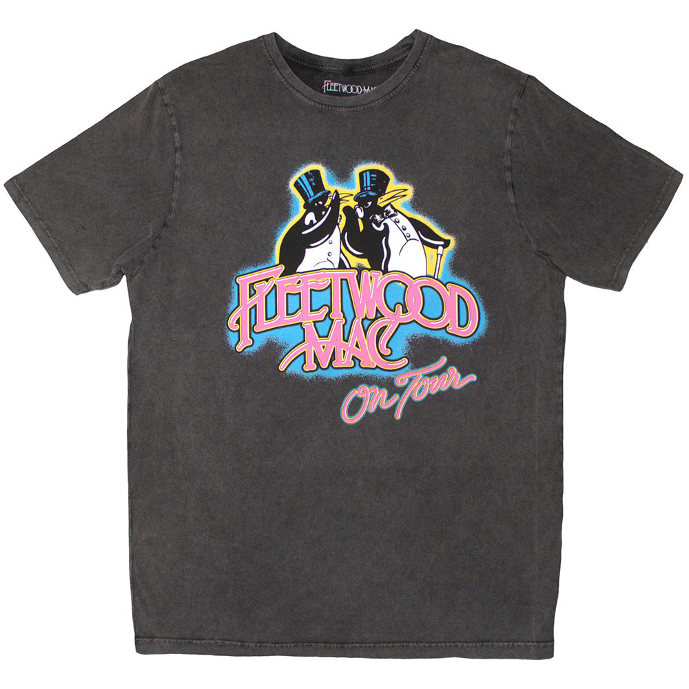 Fleetwood Mac 'On Tour' (Stone Wash) Limited Edition T-Shirt