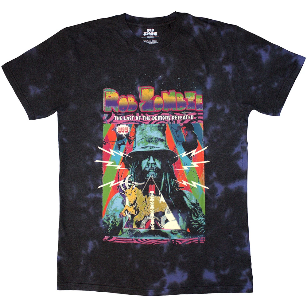 Rob Zombie 'Last Of The Demons' (Dye Wash) Eco T-Shirt