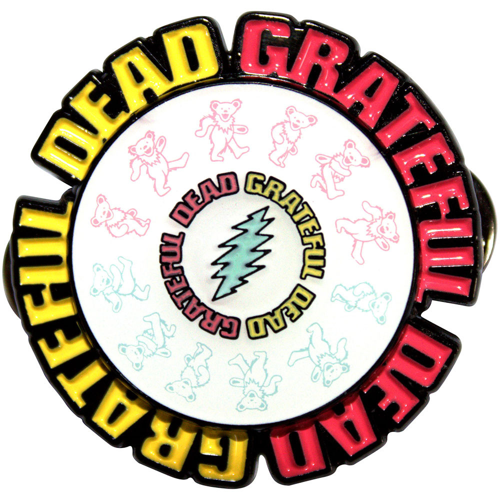 Grateful Dead 'Spinning Emblem' Pin Badge