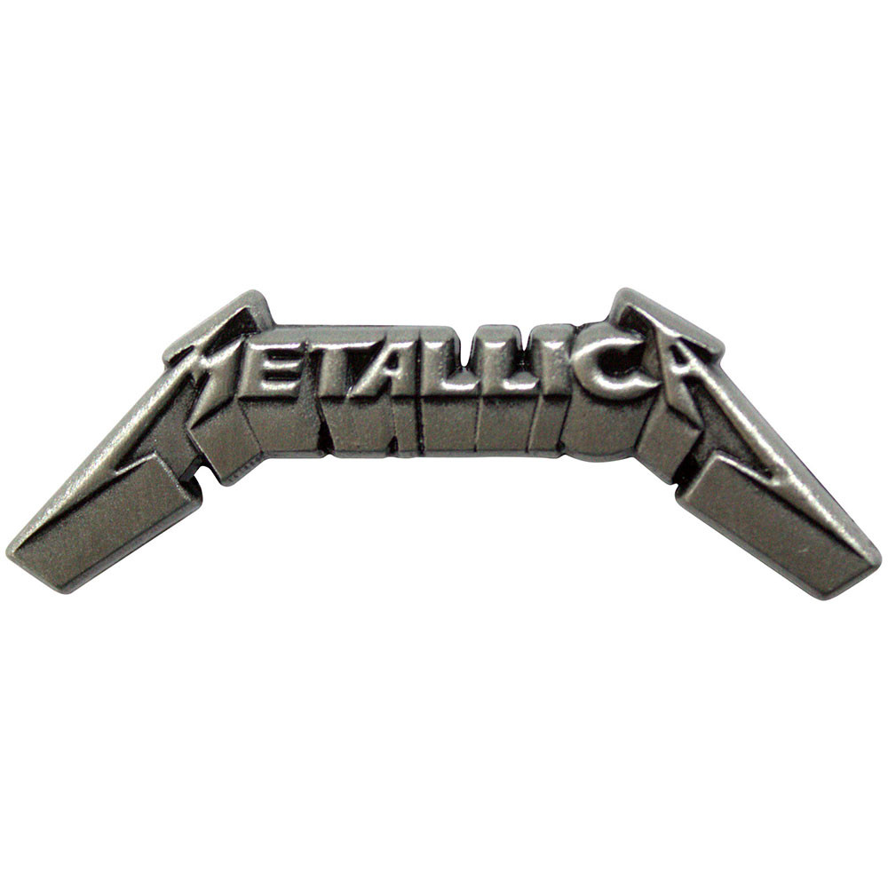 Metallica '3D Logo' Pin Badge