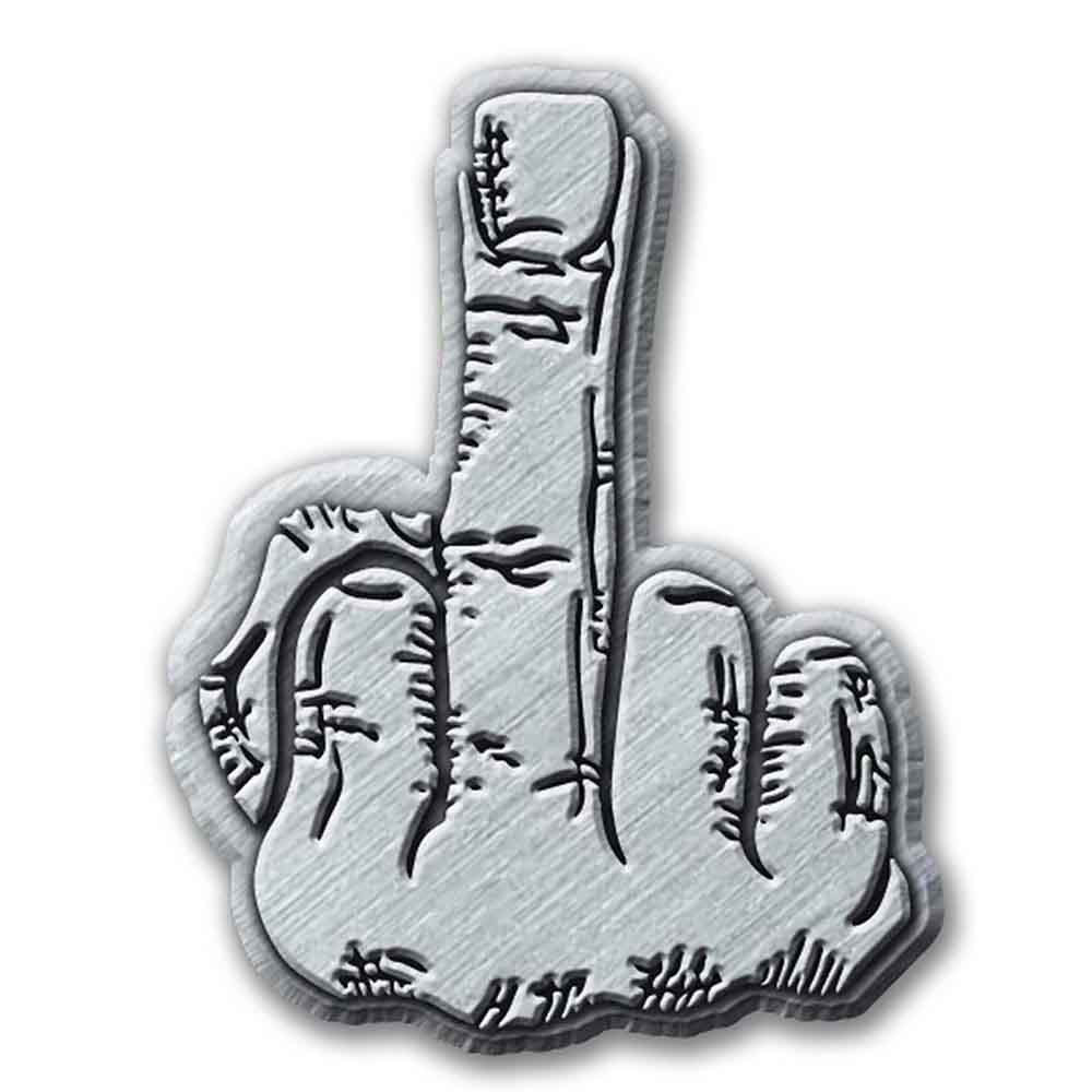 Generic Battle Jacket 'Finger' Pin Badge