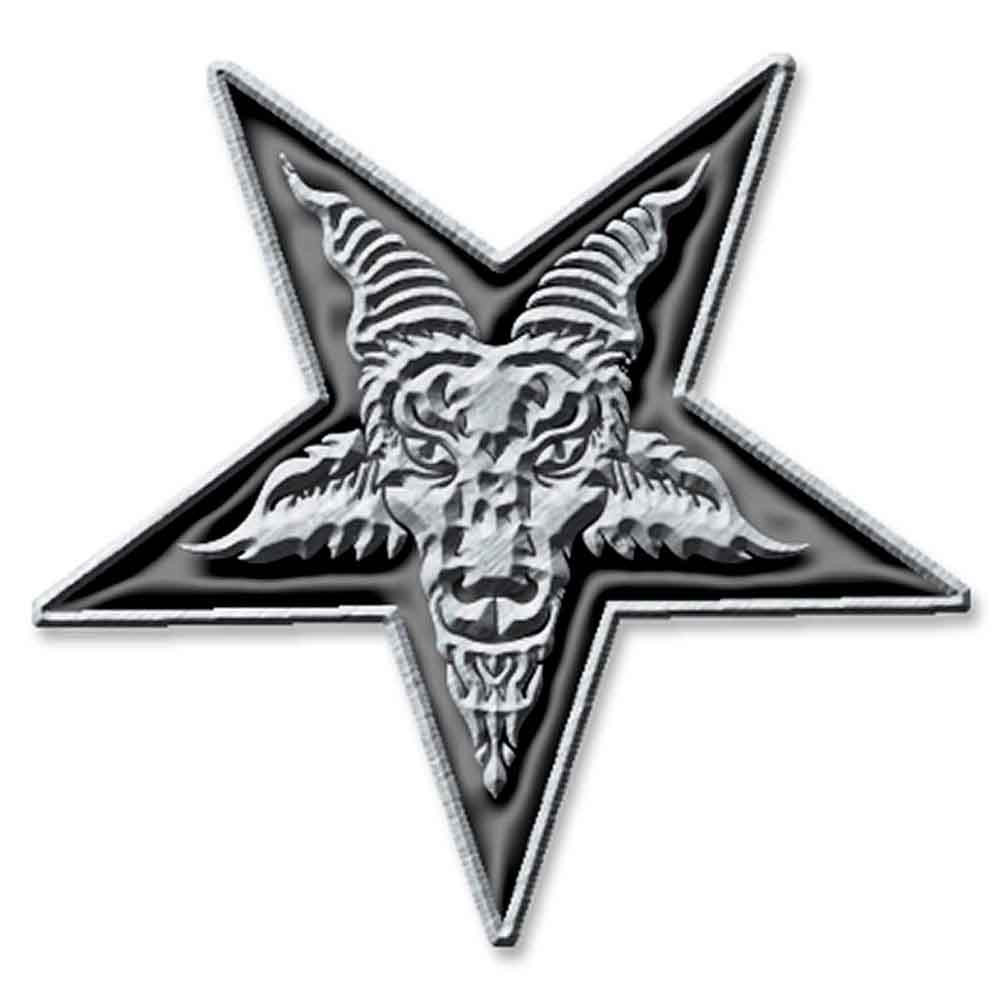 Generic Battle Jacket 'Pentagram' Pin Badge