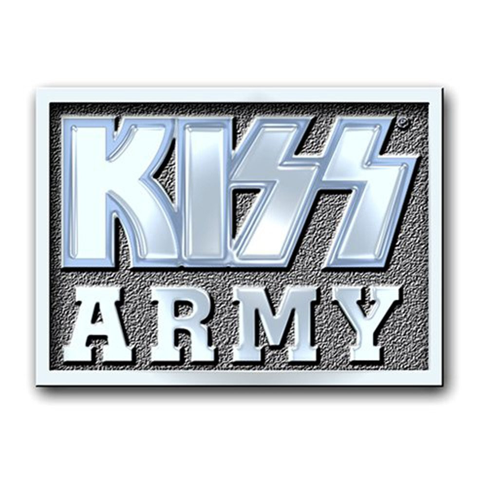 KISS 'Army Block' Pin Badge