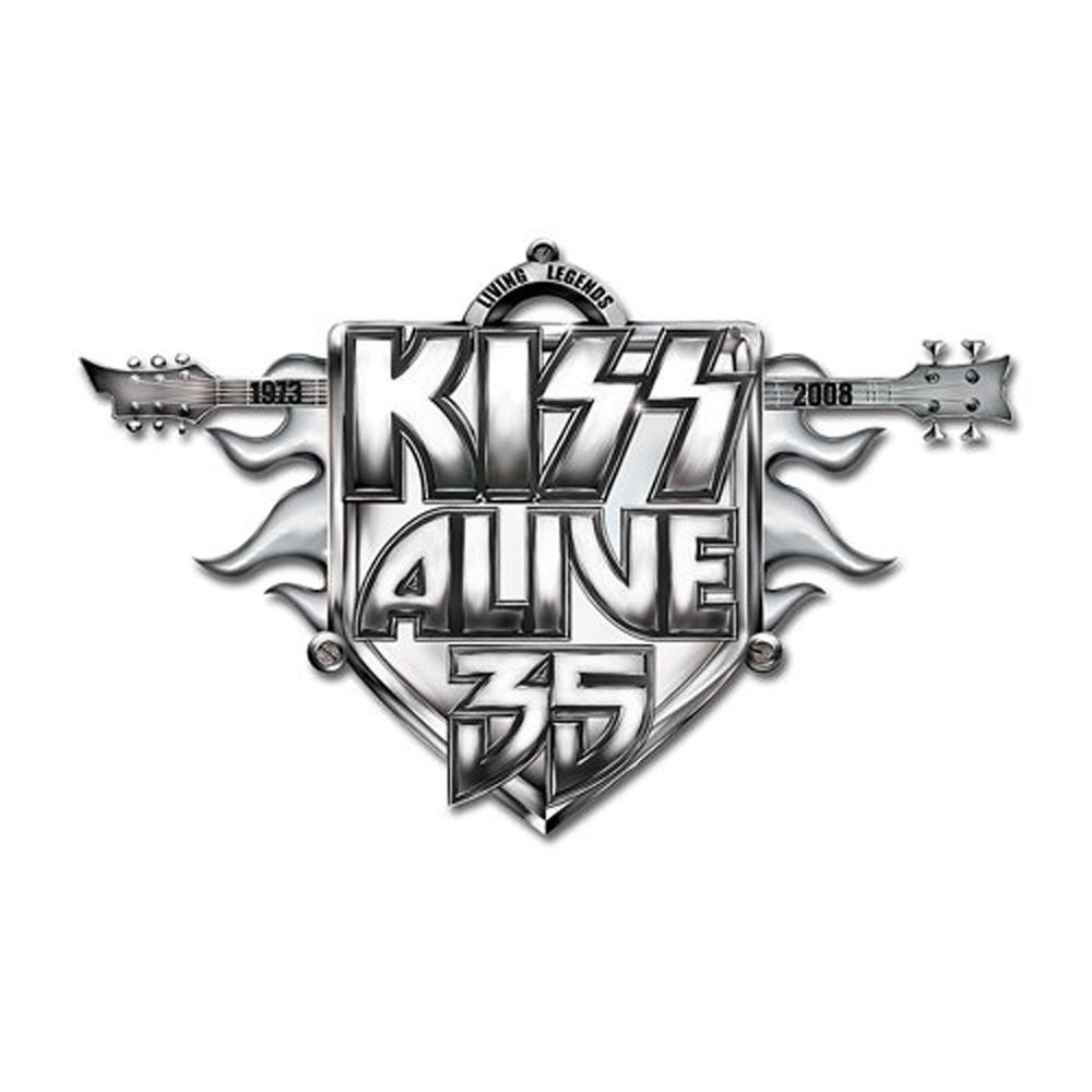 KISS 'Alive 35 Tour' Pin Badge