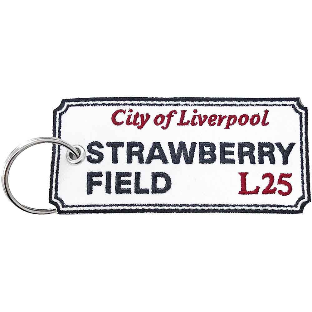 Rock Off 'Abbey Road NW London Sign' Patch Keyring