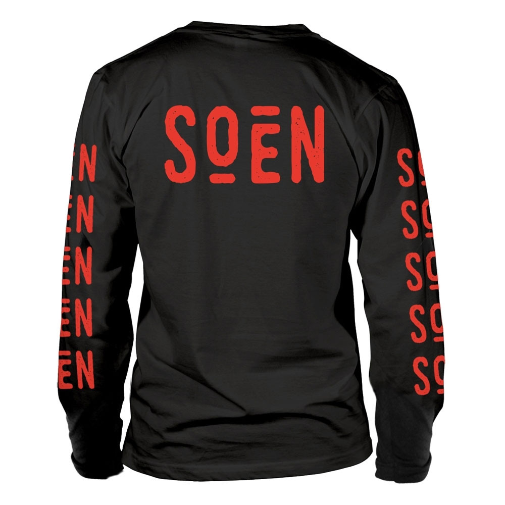 Soen 'Redmoon' (Black) Long Sleeve Shirt Back