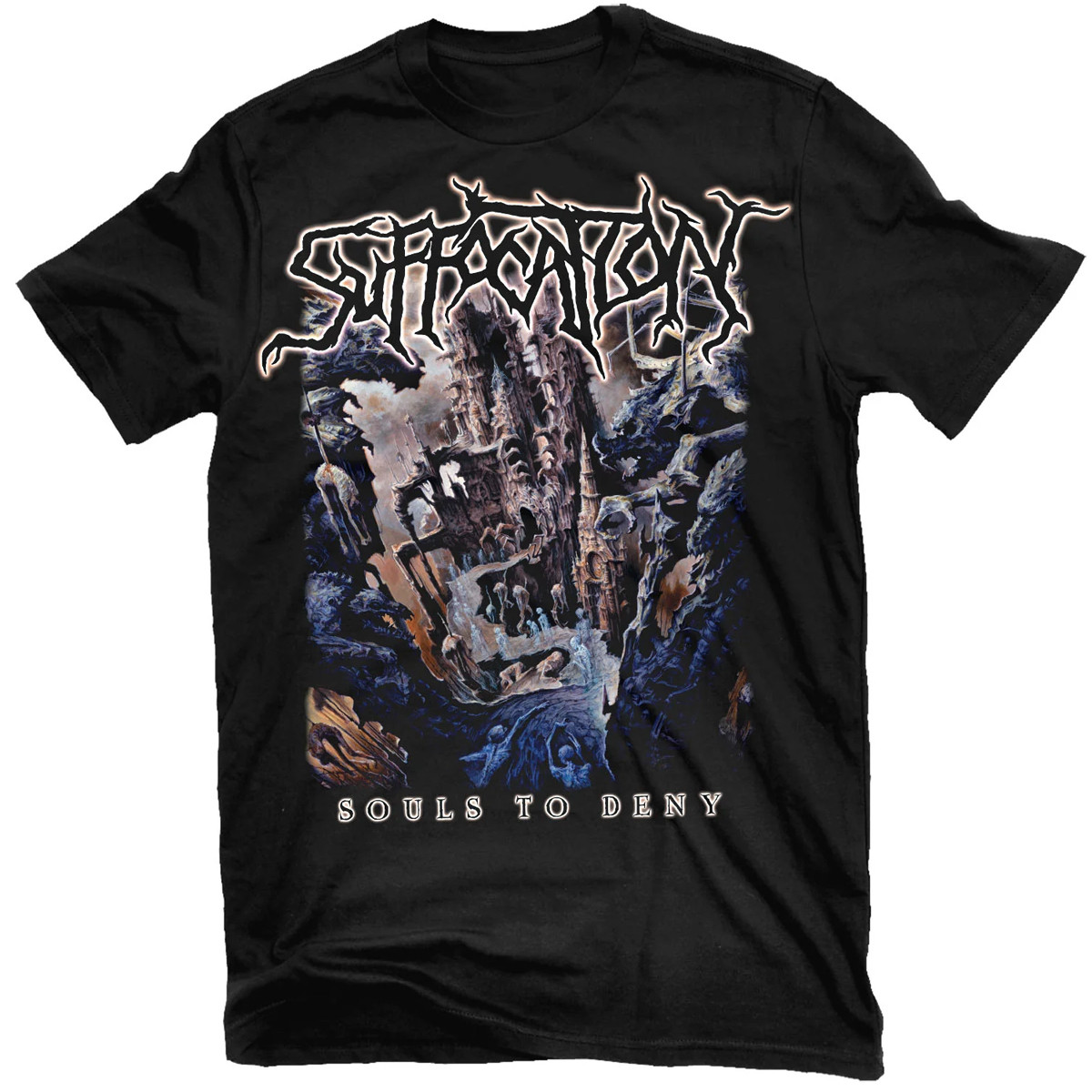 Suffocation 'Souls To Deny' (Black) T-Shirt - US Import