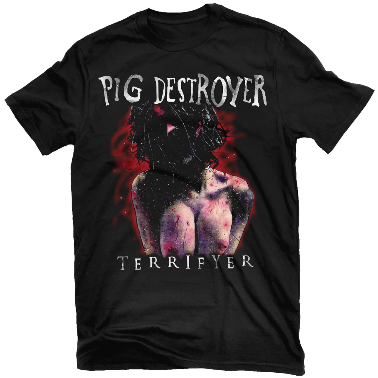 Pig Destroyer Tシャツ 2XL ブラック Vintage Pig Destroyer Metal Grindcore Black Graphic T Shirt