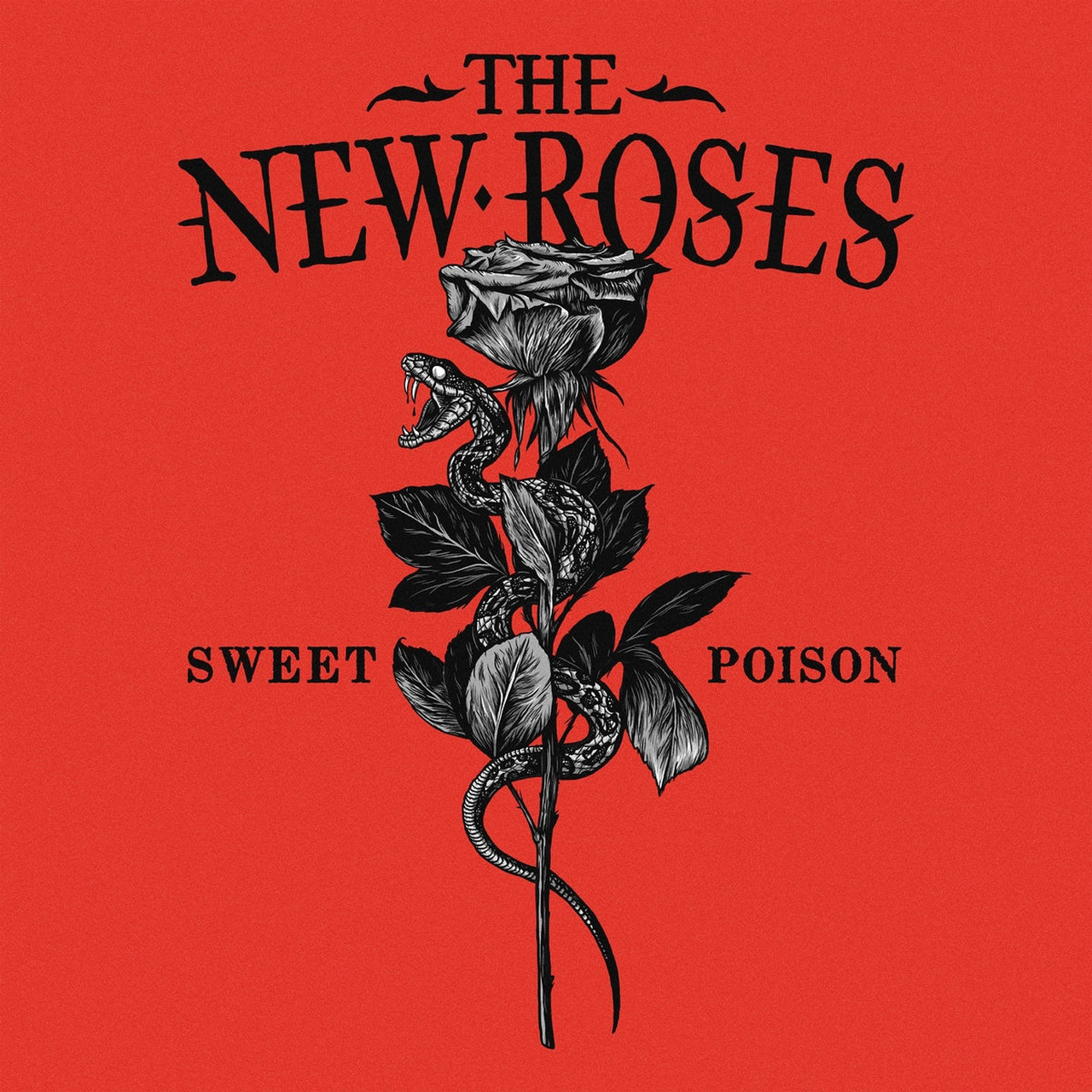 The New Roses 'Sweet Poison' LP Black Vinyl