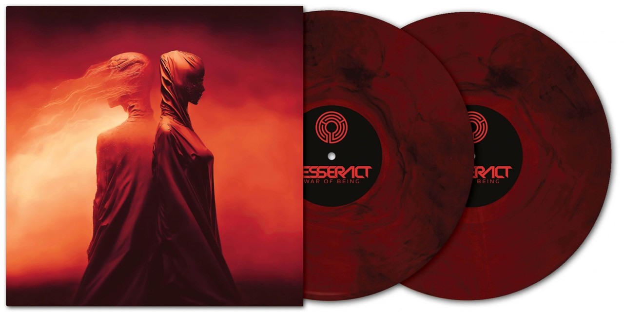 Tesseract 'War Of Being' (Tour Edition) 2LP Red Black Marbled Vinyl