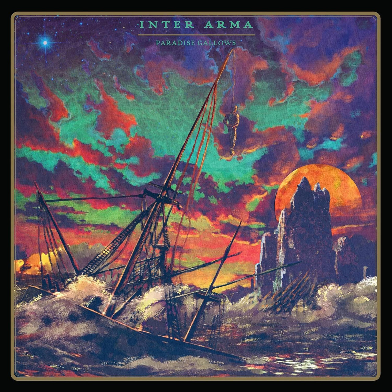 Inter Arma 'Paradise Gallows' 2LP Green & Purple Galaxy Merge Vinyl