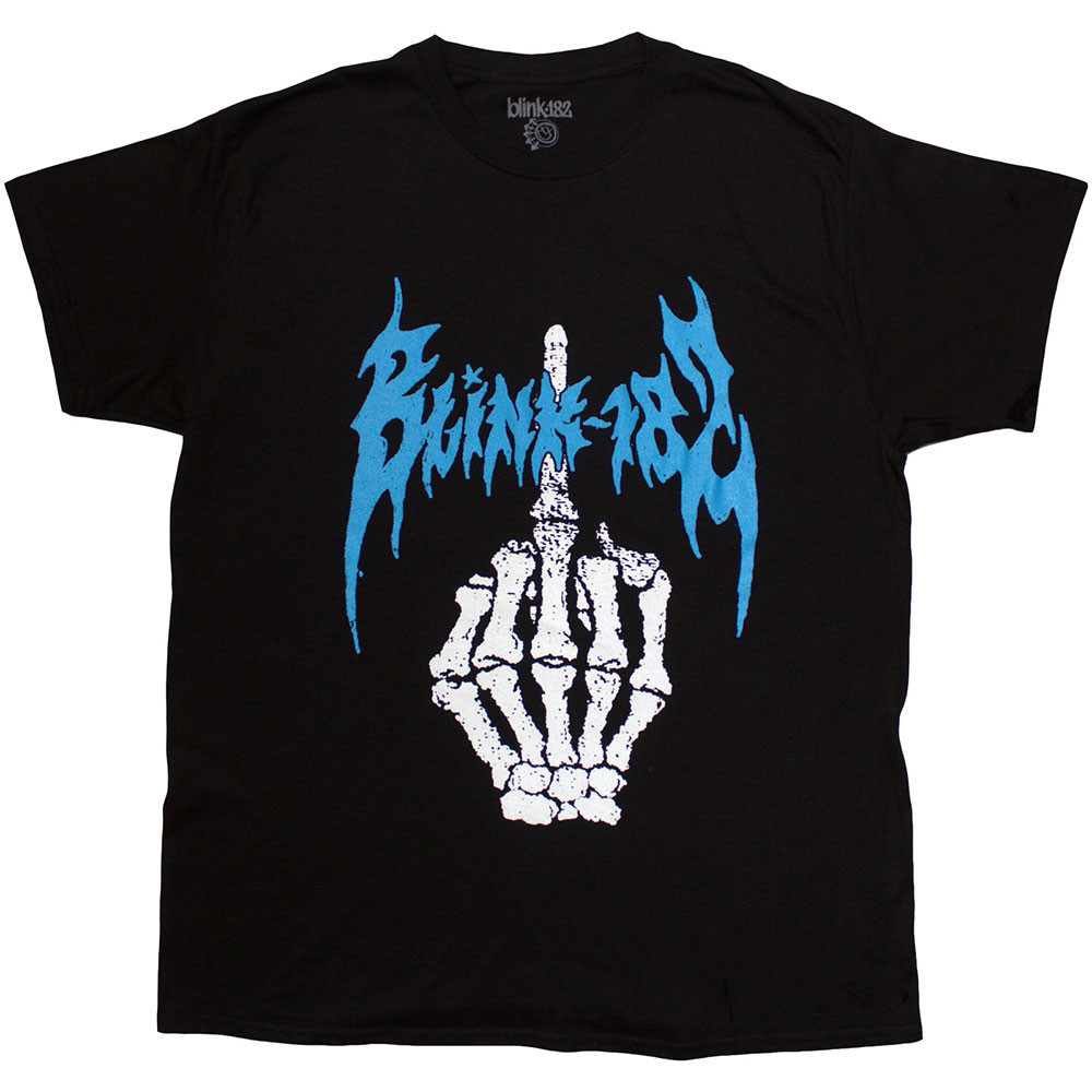 Blink-182 'Middle Finger' (Black) T-Shirt