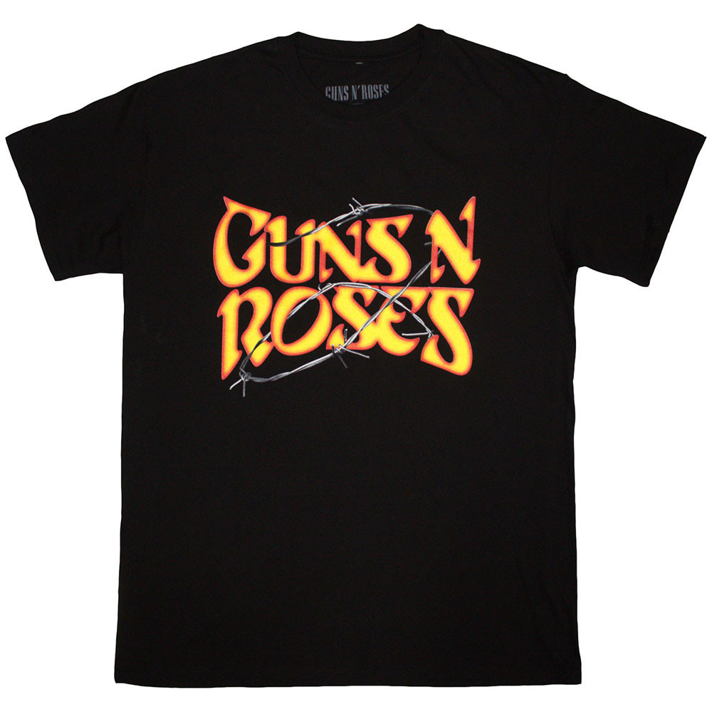Guns N' Roses 'Paradise City' (Black) T-Shirt Front