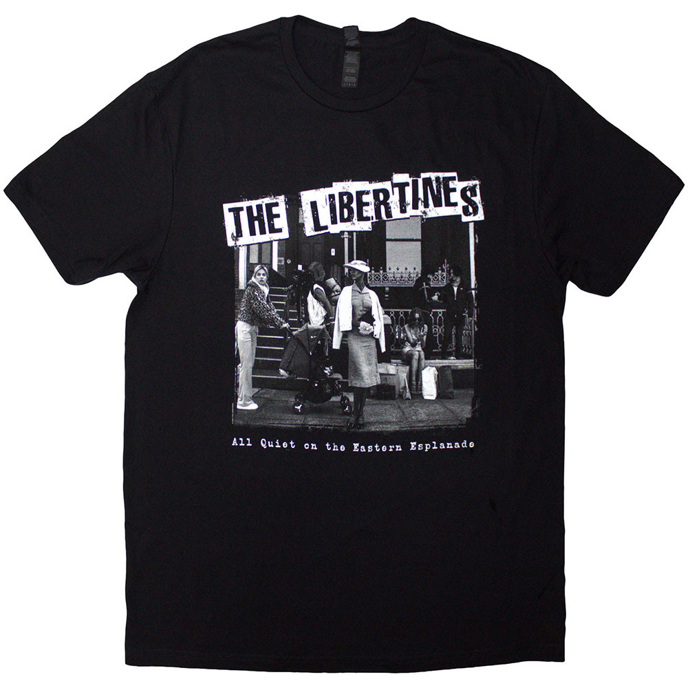 The Libertines 'AQOTEE Album B&W' (Black) T-Shirt