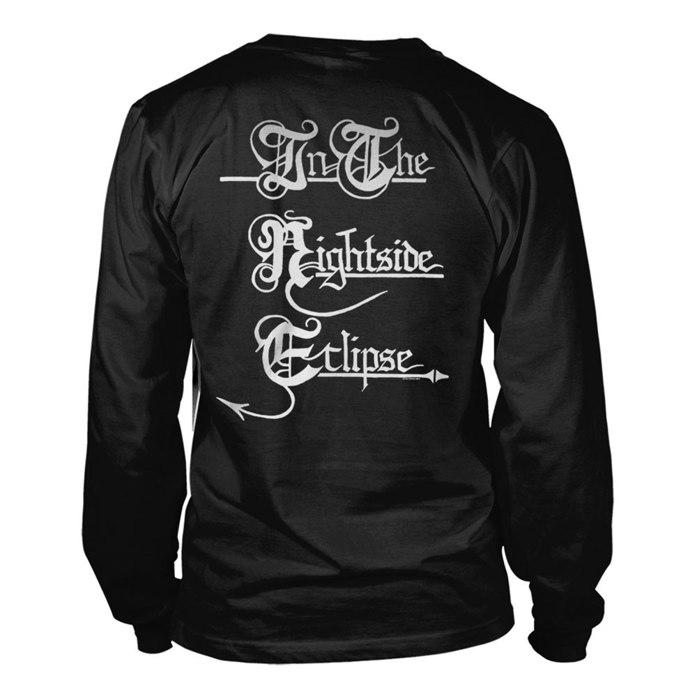 Emperor 'In The Nightside Eclipse' (Black) Long Sleeve Shirt Back