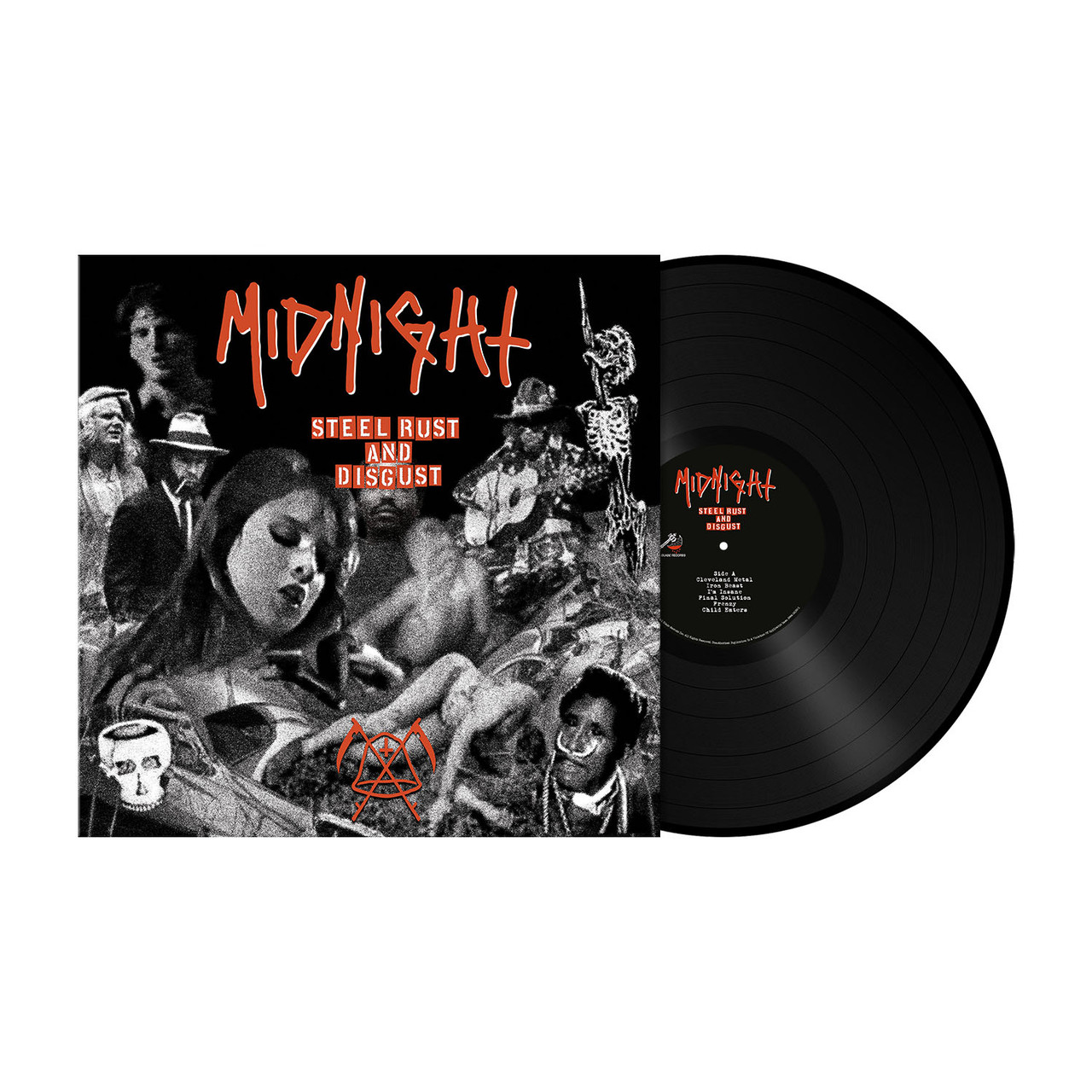 Midnight 'Steel Rust and Disgust' LP 180g Black Vinyl