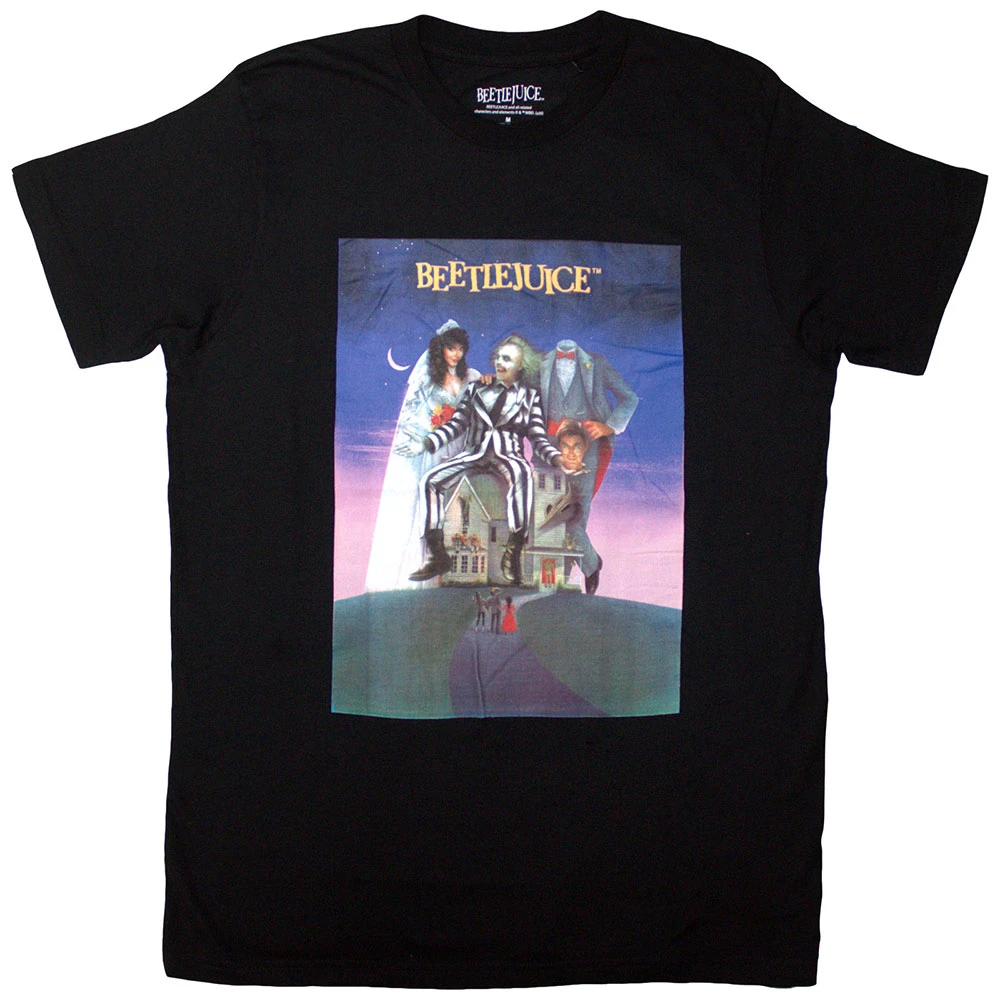 Beetlejuice 'Movie Poster' (Black) T-Shirt
